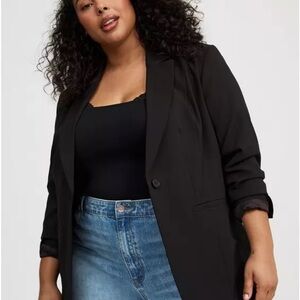 Torrid Studio Black Blazer